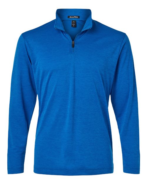 Men's Performance Mélange Quarter-Zip Pullover