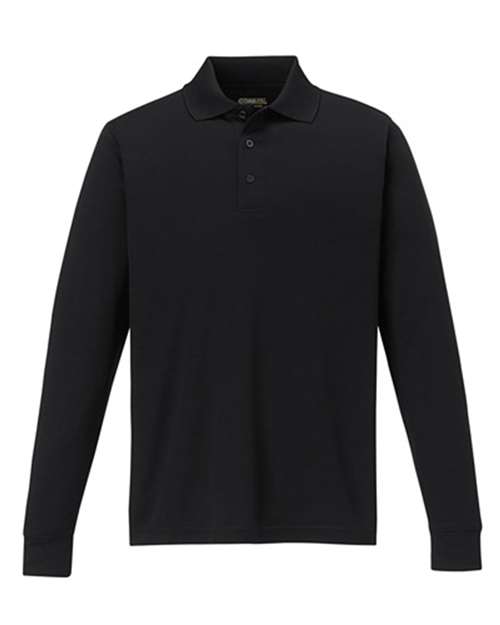 Polo piqué à manches longues Pinnacle Performance pour homme
