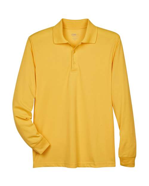 Polo piqué à manches longues Pinnacle Performance pour homme