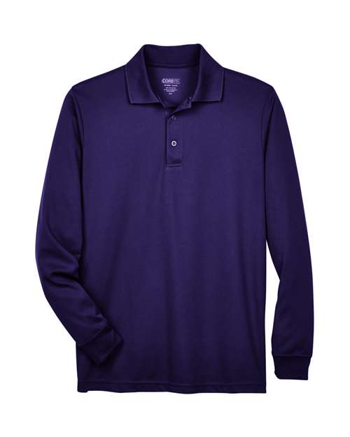 Polo piqué à manches longues Pinnacle Performance pour homme
