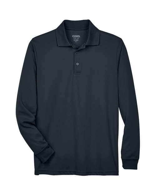 Polo piqué à manches longues Pinnacle Performance pour homme