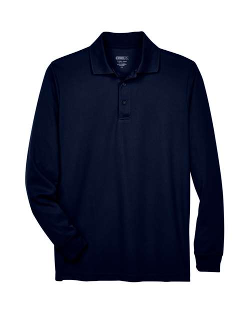 Polo piqué à manches longues Pinnacle Performance pour homme