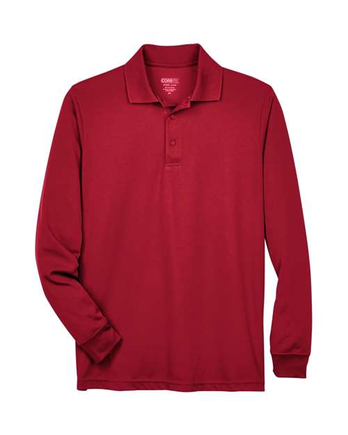 Polo piqué à manches longues Pinnacle Performance pour homme