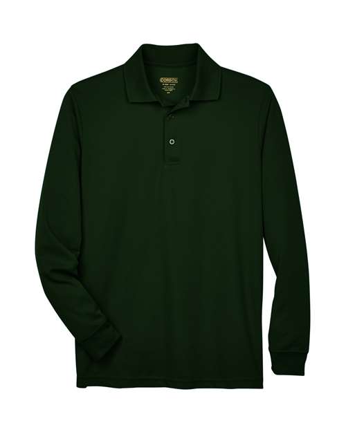 Polo piqué à manches longues Pinnacle Performance pour homme