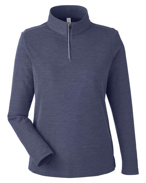 Pull piqué Fusion ChromaSoft™ à fermeture éclair quart de tour pour femme