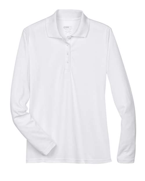 Polo piqué à manches longues Pinnacle Performance pour femme