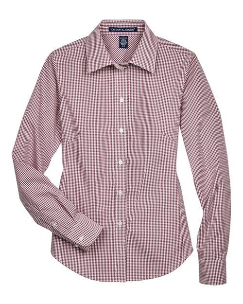 Chemise habillée tissée à carreaux vichy Crown Collection® pour femme