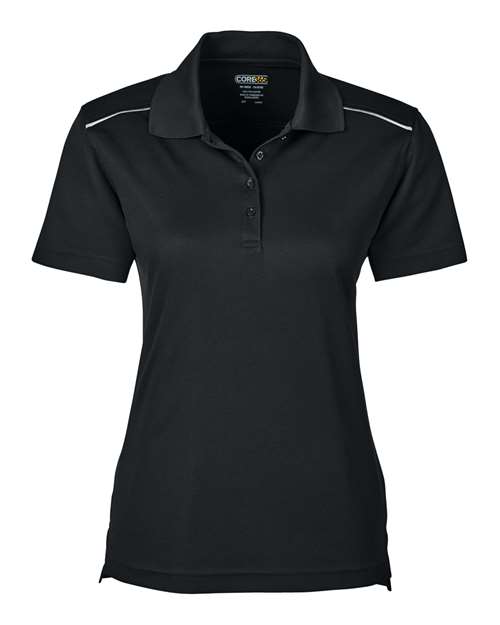 Polo piqué Radiant Performance pour femme avec passepoil réfléchissant
