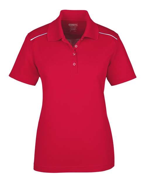 Polo piqué Radiant Performance pour femme avec passepoil réfléchissant