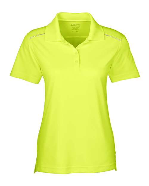 Polo piqué Radiant Performance pour femme avec passepoil réfléchissant