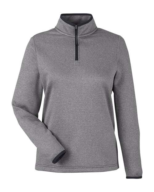 Pull zippé à rayures chinées Venture pour femme
