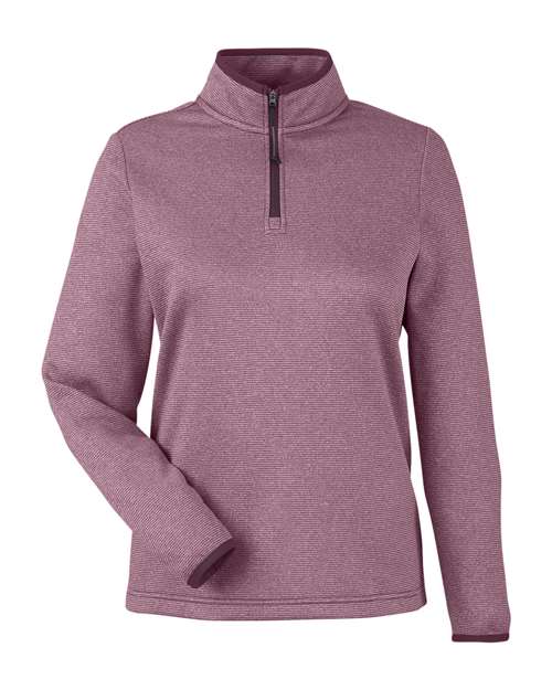 Pull zippé à rayures chinées Venture pour femme