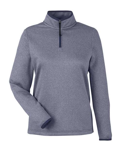 Pull zippé à rayures chinées Venture pour femme