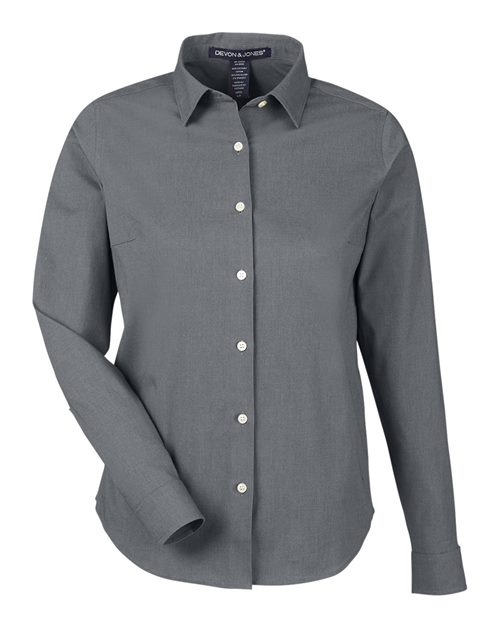 Women's CrownLux Performance® Spencer Poplin Dress Shirt