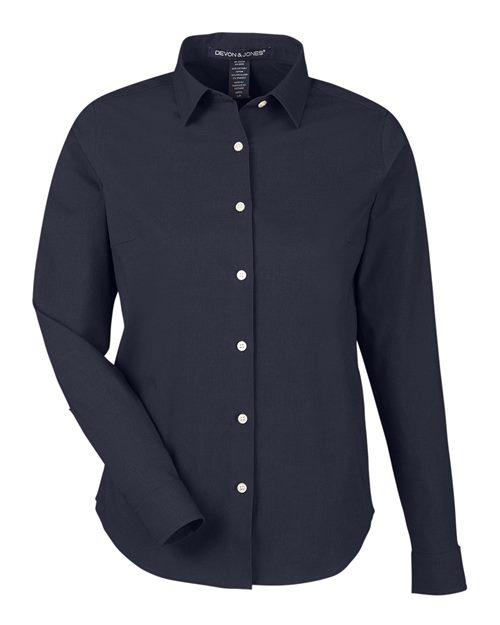 Women's CrownLux Performance® Spencer Poplin Dress Shirt