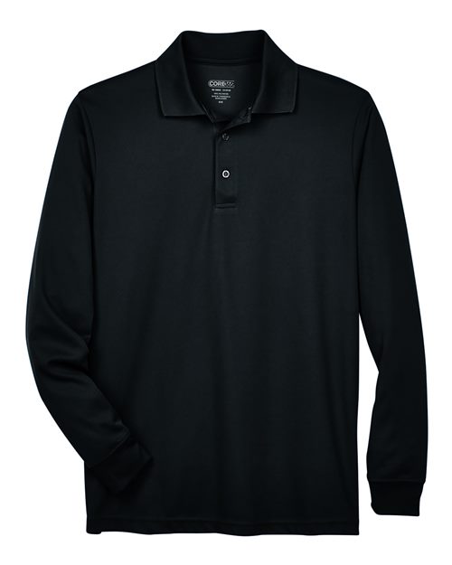 Polo piqué à manches longues Pinnacle Performance pour homme