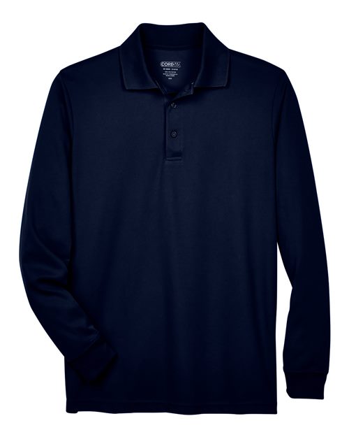 Polo piqué à manches longues Pinnacle Performance pour homme