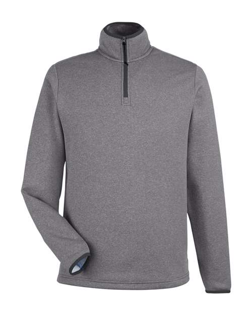 Pull zippé à rayures chinées Venture pour homme