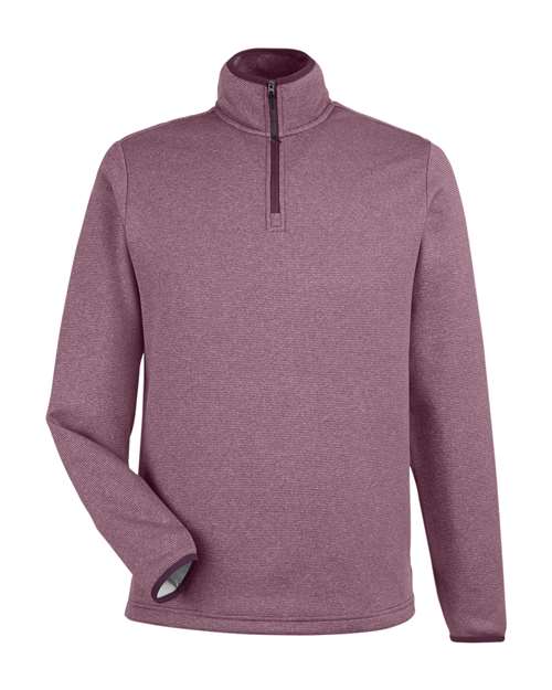 Pull zippé à rayures chinées Venture pour homme