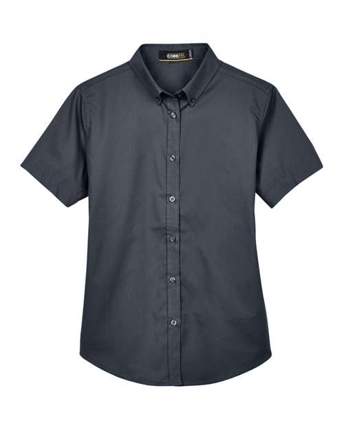 Chemise Optimum à manches courtes en sergé pour femme