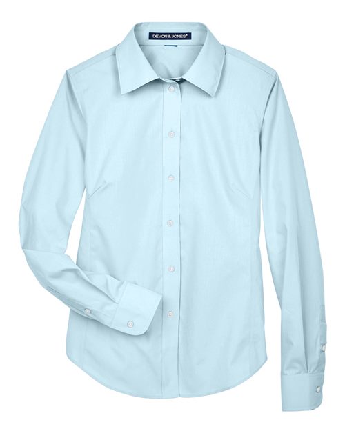 Women's Crown Collection® Broadcloth Woven Dress Shirt