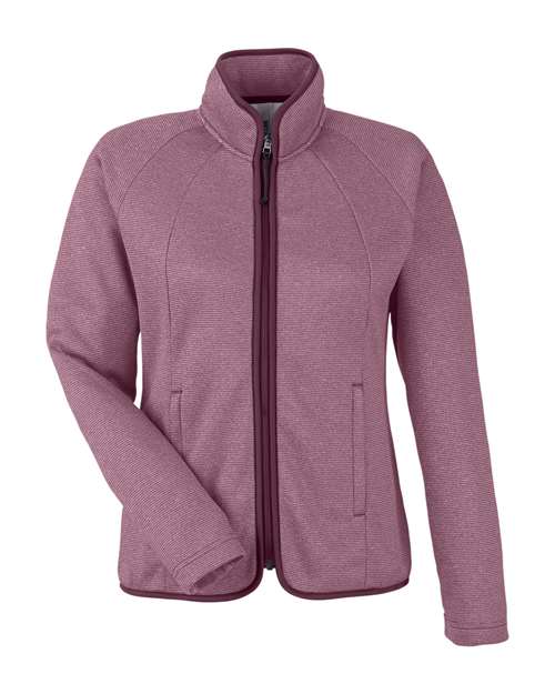 Women's Venture Heathered Stripe Full-Zip Jacket
