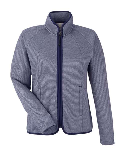 Veste zippée intégrale Venture Heathered Stripe pour femme