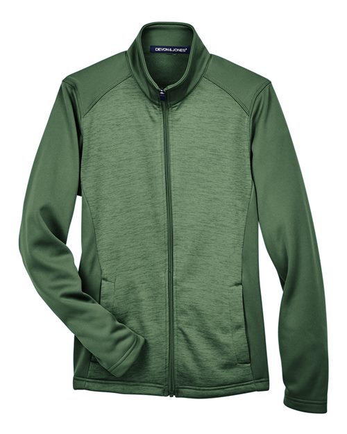 Women's Newbury Colorblock Mélange Fleece Full-Zip Jacket