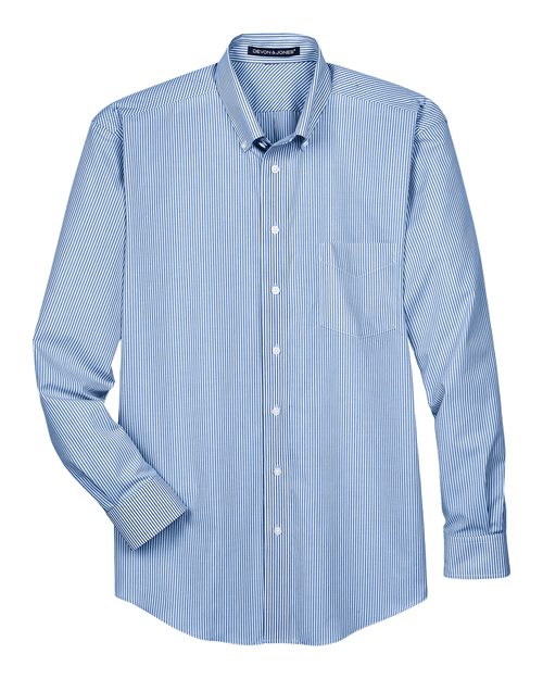 Chemise habillée tissée à rayures Banker pour homme de la collection Crown®