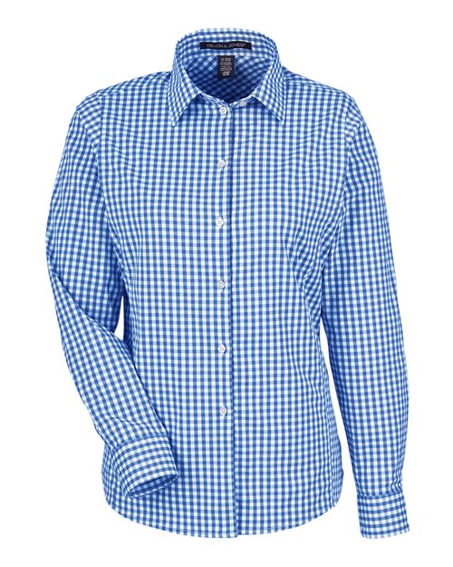 Chemise à carreaux vichy CrownLux Performance® pour femme