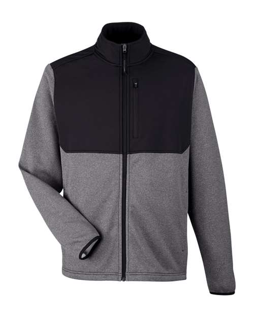 Veste hybride à rayures chinées Venture pour homme