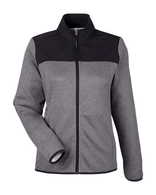 Veste hybride à rayures chinées Venture pour femme