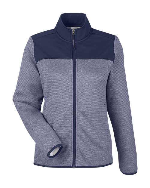 Veste hybride à rayures chinées Venture pour femme