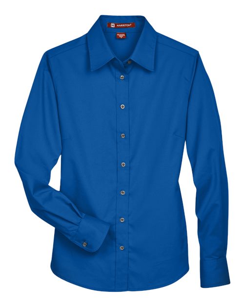 Chemise habillée en sergé à manches longues Easy Blend™ pour femme avec traitement antitache