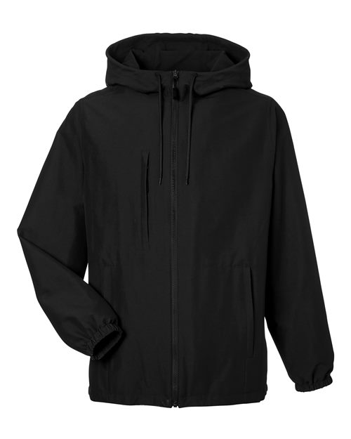 Veste à capuche unisexe en sergé flexible