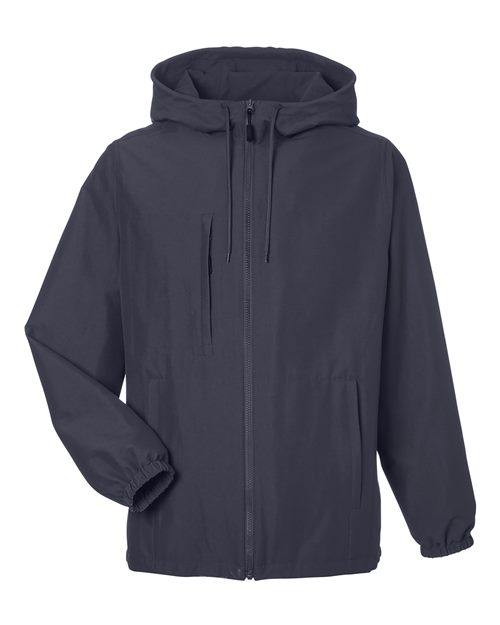 Veste à capuche unisexe en sergé flexible
