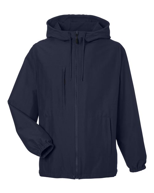Veste à capuche unisexe en sergé flexible