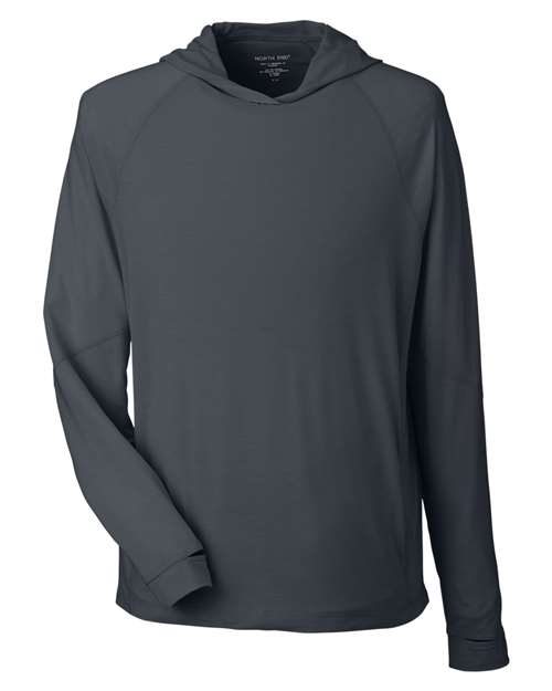 Unisex JAQ Stretch Performance Hooded Long Sleeve T-Shirt