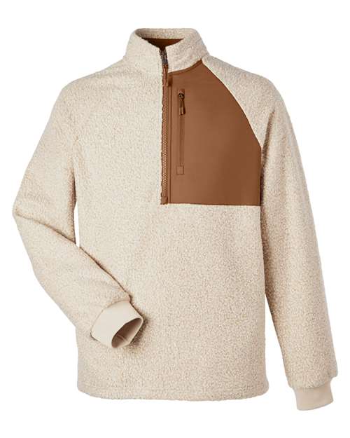 Pull polaire Aura à quart de zip pour homme