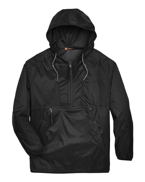 Veste à capuche en nylon pliable unisexe