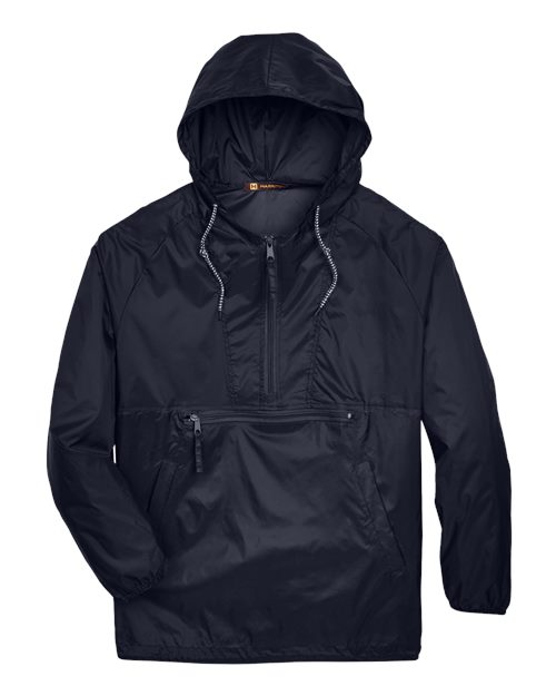 Veste à capuche en nylon pliable unisexe