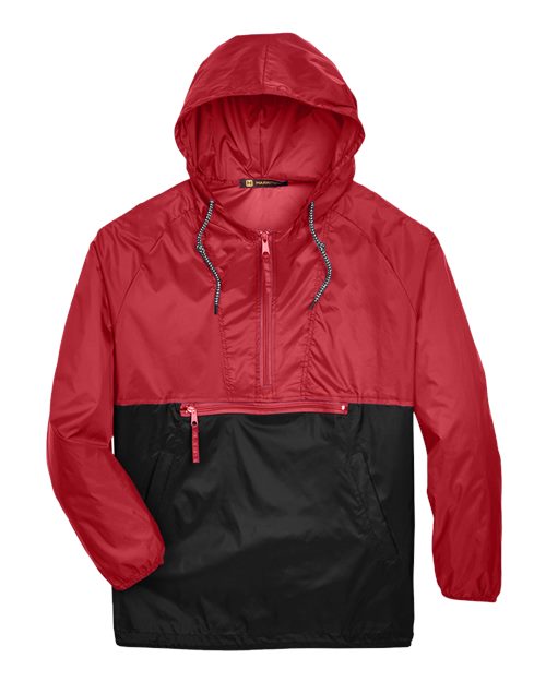 Veste à capuche en nylon pliable unisexe