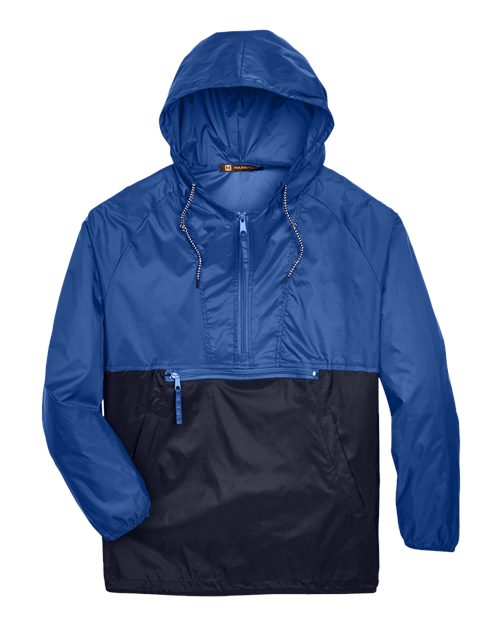 Veste à capuche en nylon pliable unisexe