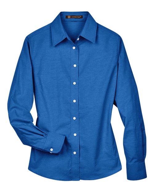 Chemise Oxford à manches longues pour femme