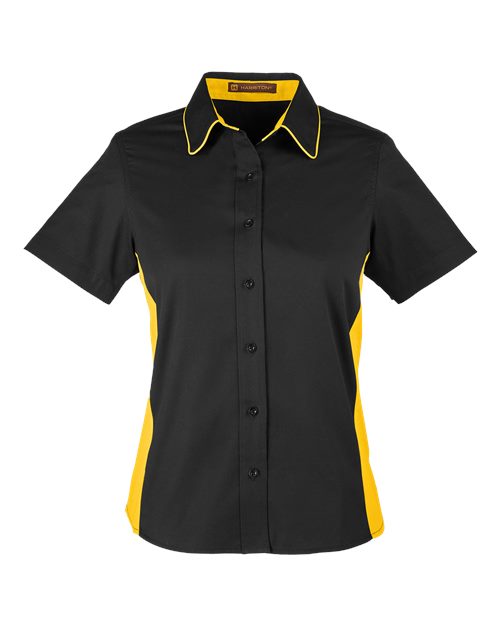 Chemise à blocs de couleurs Flash IL pour femme