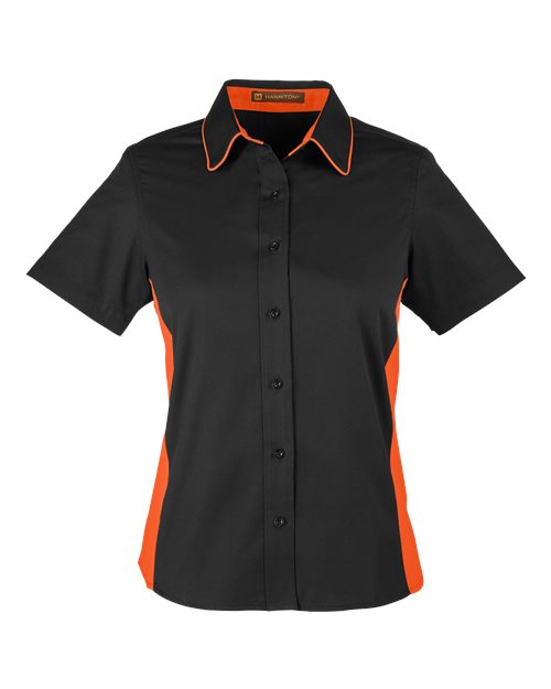 Chemise à blocs de couleurs Flash IL pour femme