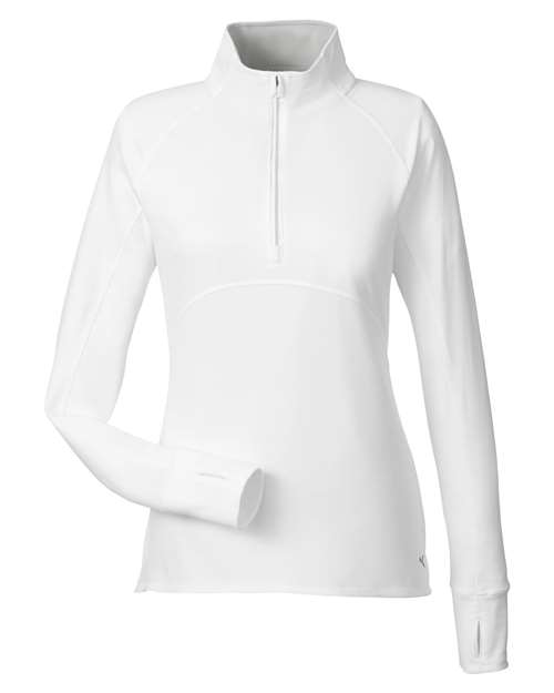 Pull de golf Gamer à quart de zip pour femme