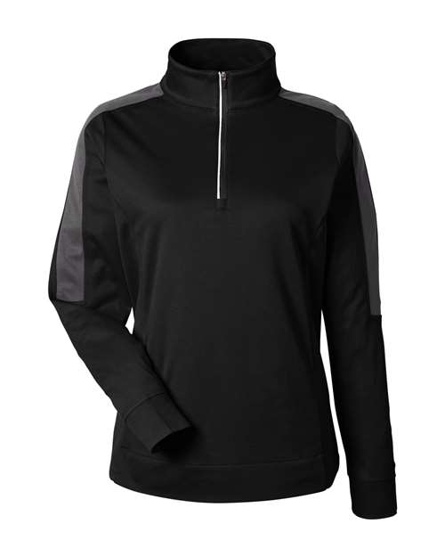 Pull à fermeture éclair quart de tour en maille colorblock Market Snag Protect pour femme