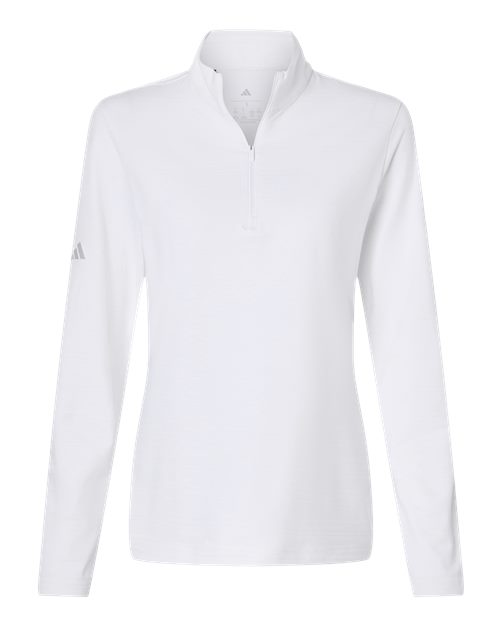 Women's Textured Stripe Quarter-Zip Pullover