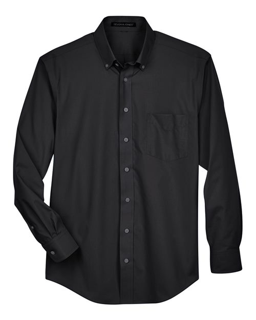 Chemise habillée en tissu tissé pour homme Crown Collection®